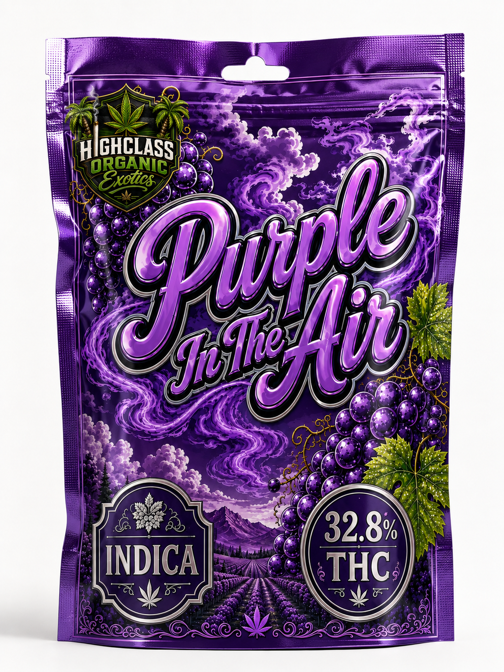 Purple in the Air (INDICA) THCA FLOWER 32.8%